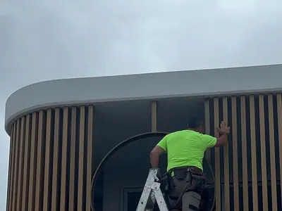 Woodonali woodgrain aluminium around windows and doors — Windows & Doors project