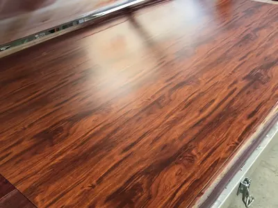 Woodonali woodgrain aluminium as wall cladding — Cladding project