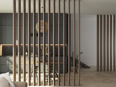 Woodonali woodgrain aluminium lining a ceiling or wall — Ceilings & Walls project