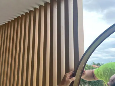 Woodonali woodgrain aluminium around windows and doors — Windows & Doors project